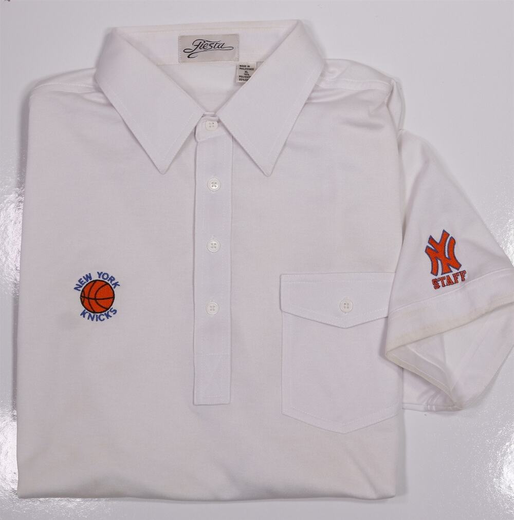 Vintage! 1970s 1980s New York Knicks Coach Staff Polo Shirt XL